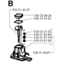 Crankshaft Assembly for Husqvarna 18H Hedge Trimmers