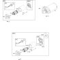 Electrical Starter Assembly 1 for Briggs and Stratton Model No.356447-3079-G1 Horizontal Shaft Engine