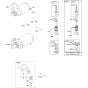 Electrical Starter Assembly for Briggs and Stratton Model No. 356777-3034-G1 Vertical Shaft Engine