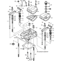 Cylinder Head Assembly for Hatz 1B40 Engines