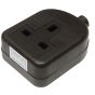 Trailing Socket 1 Gang 13amp (Black)