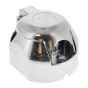 Caravan & Trailer Socket, Metal Body, 7-Pin, 12v (12N Type) 