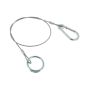Breakaway Cable 30 Inch for Trailer Safety Ring and Carbiner Fittings
