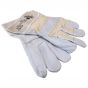 Chrome Leather Work Gloves, Durable Palms