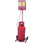 Twin Propane Trolley Heater - Complete With Gas Hose & 37 Mbar Regulator