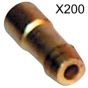 Solderless Brass Bullets 4.6mm - 200 Pack