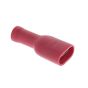 Red 6.3mm Insulated Female Spade Terminal, 100 Pack