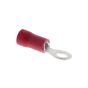 Ring Terminal 3.5mm (4BA) Red Electrical Fitting - 100 Pack