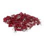 Ring Terminal 3.5mm (4BA) Red Electrical Fitting - 100 Pack