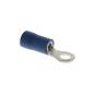 Blue 3.7mm (4BA) Ring Terminal, 100 Pack