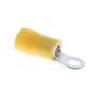 Yellow 3.7mm (4BA) Ring Terminal, 50 Pack