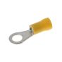 Yellow 6mm (0BA) Ring Terminal - Pack of 50