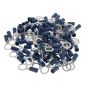 Blue 8mm (5/16") Ring Terminal, 100 Pack