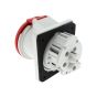 Panel Socket Straight 63A 5P 400V (107x100mm)