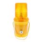 Amber Traffic Cone Lamp with Flashing Photocell