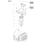 Starter Assembly for Husqvarna 226 HD60 S Hedge Trimmers