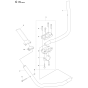 Handle Assembly for Husqvarna 2256R