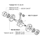 Crankshaft for Husqvarna 227 L