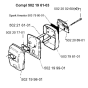 Muffler for Husqvarna 232 L Trimmer/ Edgers