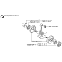 Crankshaft Assembly for Husqvarna 232R Brushcutters