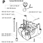 Crankcase Assembly for Husqvarna 232RD Brushcutters