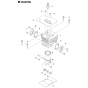 Cylinder Piston Assembly for Husqvarna 233R Brushcutters