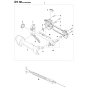 Throttle Controls Assembly for Husqvarna 233Rj Brushcutters