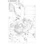 Fuel Tank & Handle Assembly for Husqvarna 235 Chainsaw