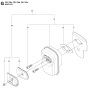 Muffler Assembly for Husqvarna 235 Chainsaw