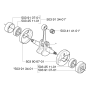 Crankshaft Assembly for Husqvarna 235RII Brushcutters