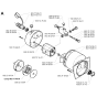 Hydraulic Pump - Motor Assembly for Husqvarna 235P Pole Pruners