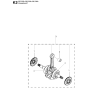 Crankshaft Assembly for Husqvarna 236 Chainsaw