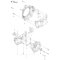 Crankcase Assembly for Husqvarna 236R Brushcutters