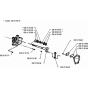 Crankshaft for Husqvarna 23 LC Trimmer/ Edgers