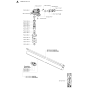 Chain Brake Assembly for Husqvarna 240 Chainsaws