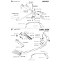 Handle & Controls Assembly for Husqvarna 240 Brushcutters