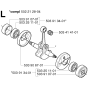 Crankshaft Assembly for Husqvarna 240RJ Brushcutters