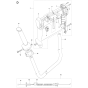 Handle & Controls Assembly for Husqvarna 241R Brushcutters