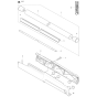 Shaft Assembly for Husqvarna 241RJ Brushcutters