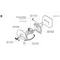 Carburetor & Air Filter Assembly for Husqvarna 245 Brushcutters