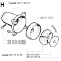 Clutch Assembly for Husqvarna 245 Brushcutters