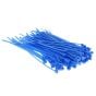 Blue Cable Ties 3.6mm x 140mm, 100 Pack