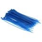 Blue Cable Ties 4.8mm x 200mm, 100 Pack