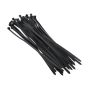 Cable Ties 7.6mm x 370mm Black Nylon - 100 Pack