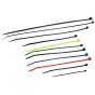 Cable Ties Mixed Bulk Pack 700 Pieces - Red, Blue, Yellow, Green, Brown, Black