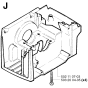 Crankcase Assembly for Husqvarna 245R Brushcutters