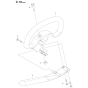 Handle Assembly for Husqvarna 253RB Brushcutters