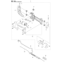 Throttle Controls Assembly for Husqvarna 253RB Brushcutters