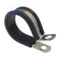 25 x Metal P Clips with Rubber Lining - 35mm