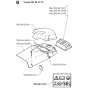 Cover Assembly for Husqvarna 261 Chainsaws